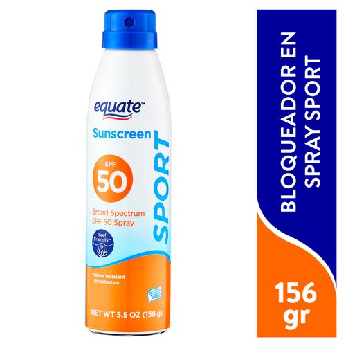 Bloqueador Equate Sport 50 Spray 156Gr