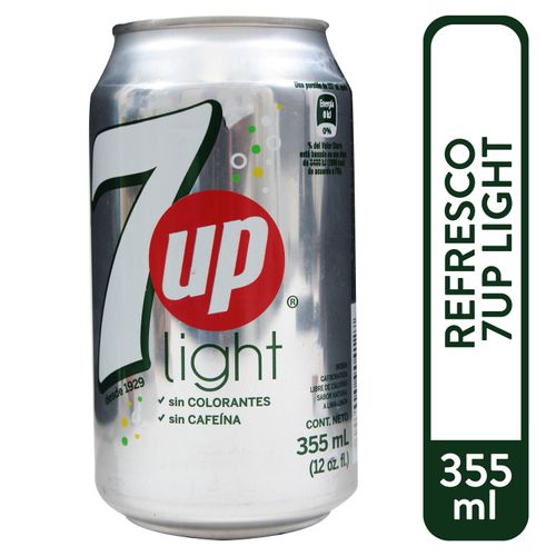 Gaseosa 7Up Light - 355ml