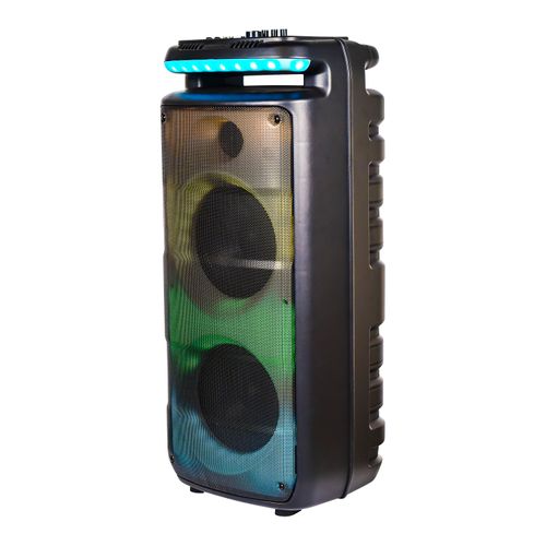Parlante bluetooth Durabrand flame ligth dual - 8 pulgadas