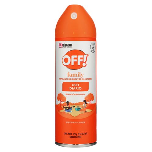 Repelente Off Family Aerosol 170Gr Ea