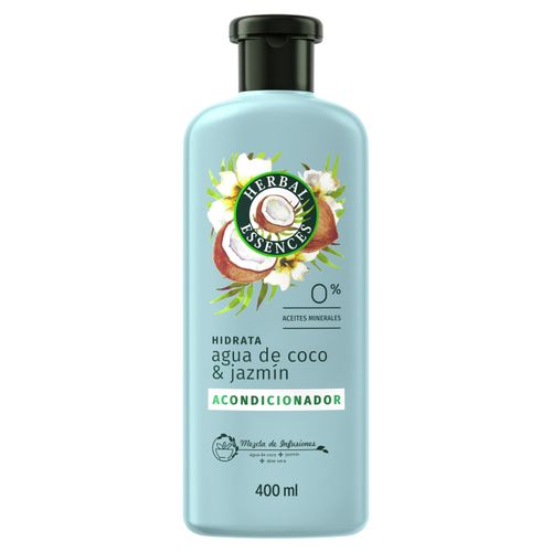 Acondicionador Herbal Essences Hidrata Agua De Coco & Jazmín 400 ml
