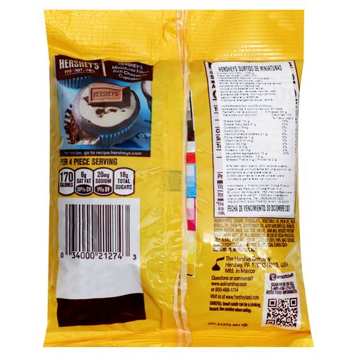 Chocolate Hershey's miniatura bolsa surtido - 136 g