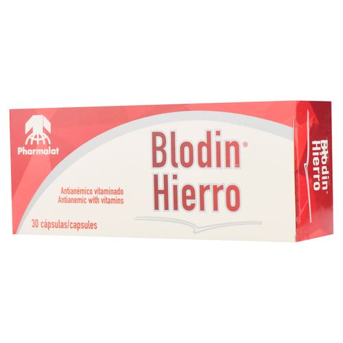Blodin Hierro Pharmalat 30 Capsulas