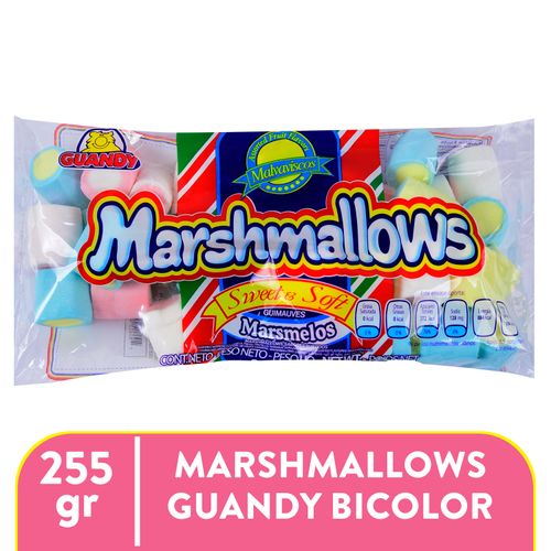 Marsmelos Marca Guandy Bicolor - 255g