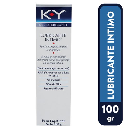 Gel Lubricante Intimo Marca KY Evita La Resequedad En La Zona Intima - 100g