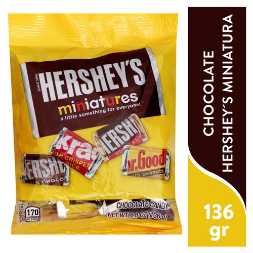 Chocolate Hershey's miniatura bolsa surtido - 136 g