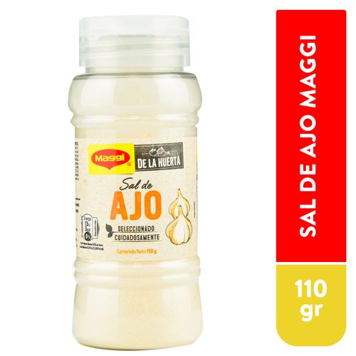 Sal de Ajo Sazonador MAGGI De La Huerta Frasco 110g