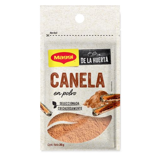 Canela en Polvo Sazonador MAGGI De La Huerta Bolsa Resellable 26g