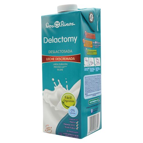 Leche Dos Pinos delactomy uht 0% grasa - 946 ml