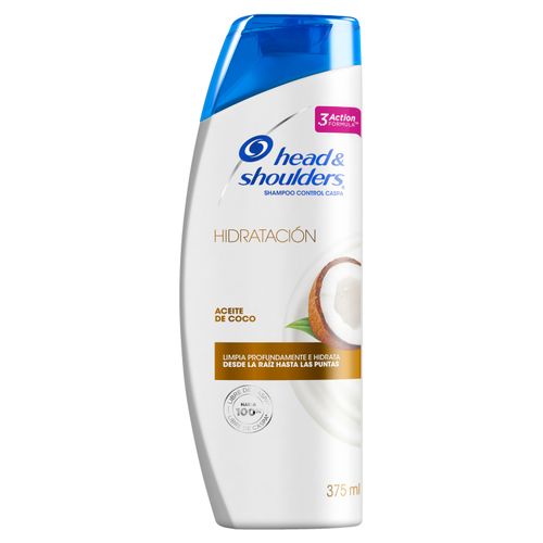 Shampoo Head & Shoulders Hidratación Aceite de Coco Control Caspa 375 ml