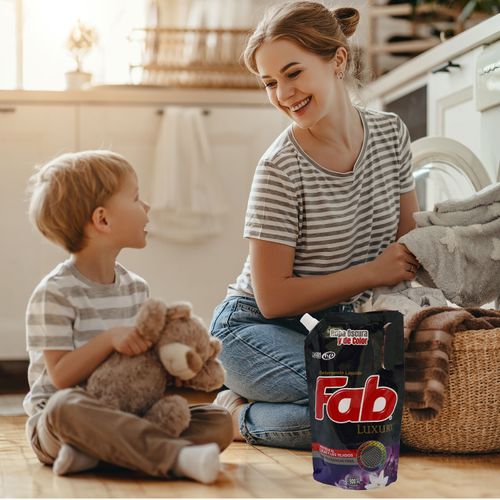 Detergente Fab Líquido Ropa Oscura - 900 ml