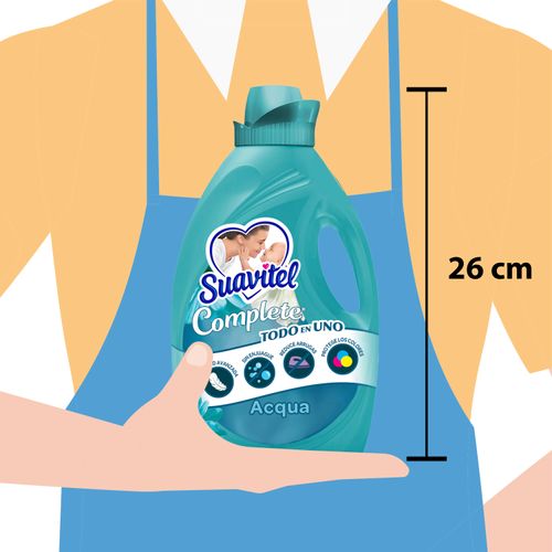 Suavizante De Telas Suavitel Complete Acqua - 2.8L