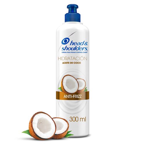 Crema para Peinar  Head & Shoulders Hidratación Aceite de Coco Control Caspa 300ml