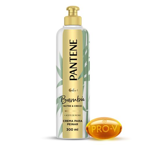 Crema Para Peinar Pantene Pro-V Bambú Nutre Y Crece - 300ml