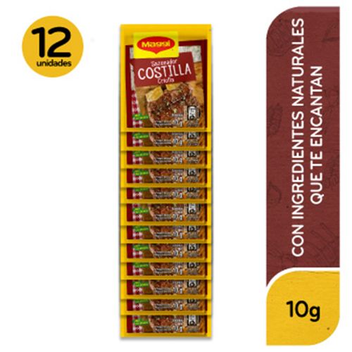 Sazonador Costilla Criolla MAGGI Sobre 10g 12 Unidades