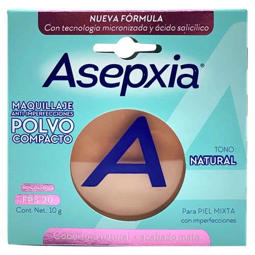 Maquillaje Asepxia Bb Natural Mate 10gr