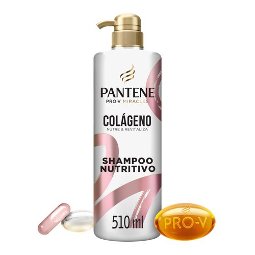 Shampoo Pantene Pro-V Miracles Colágeno Nutre & Revitaliza Nutritivo - 510ml