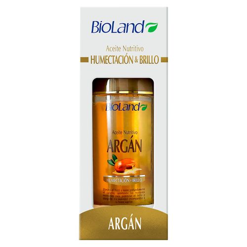 Aceite Nutritivo Bioland Argán Humectación y Brillo - 110 ml