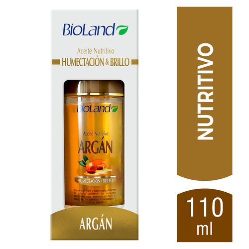 Aceite BioLand Nutritivo Argán Humectación y Brillo - 110ml