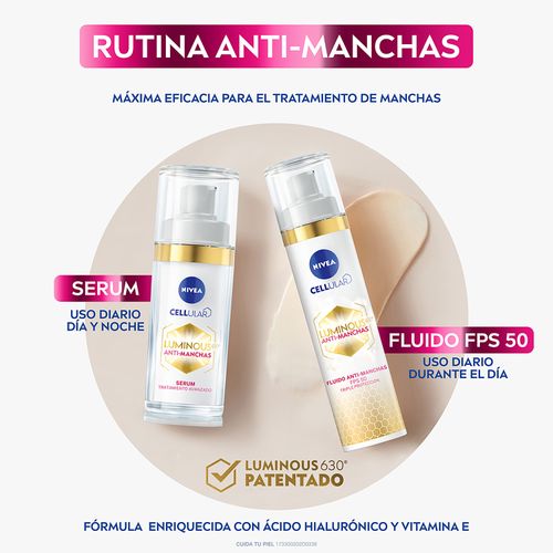 Serum Facial Nivea Luminous Anti-manchas -30 ml