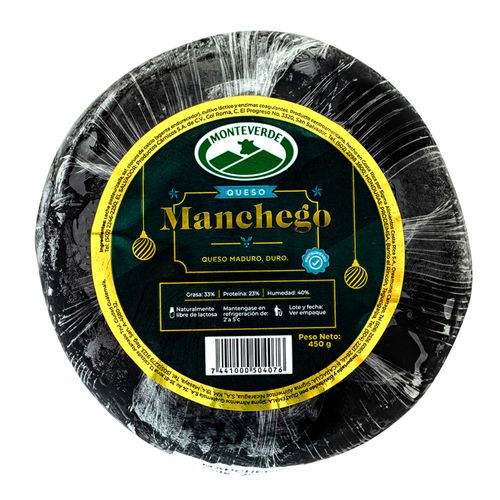 Queso Monteverde manchego - 450 g