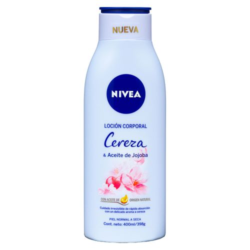 Crema Nivea Body Senses Cherry 400Ml