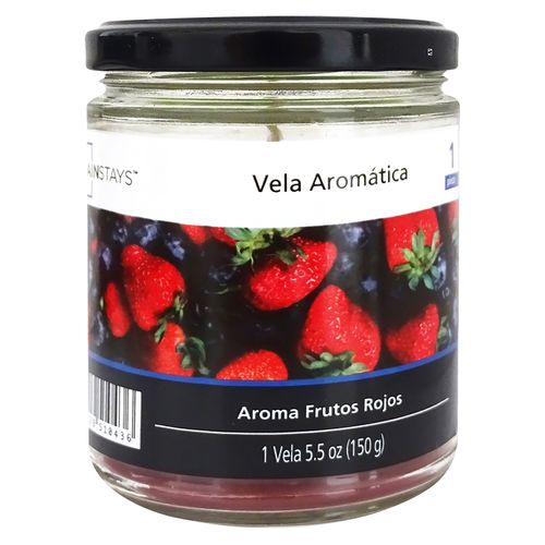 Veladora Mediana Aroma Frutos Rojos - Unidad