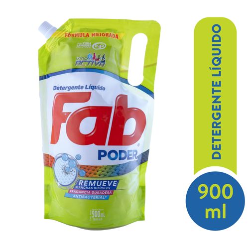 Detergente Polvo Fab3 Antibacterial Sport Doy Pack 1000Ml