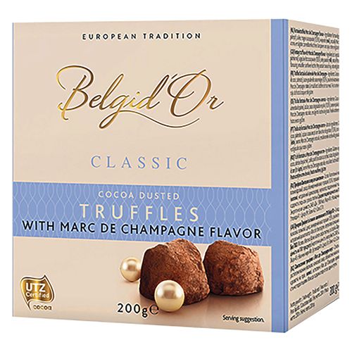 Chocolate BelgidOr trufa sabor champagne - 200 g