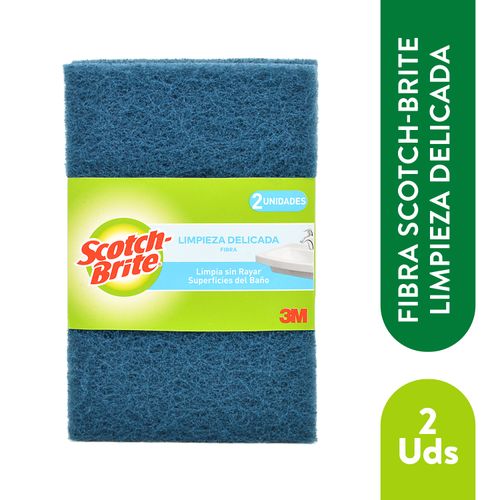 Fibra Limpieza Delicada Cero Rayas Baño Scotch-Brite® - 2 Unidades