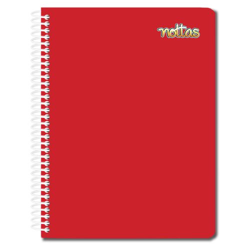 Cuaderno Nottas Espiral Pasta Flexible Tamaño Profesional - 100 Hojas