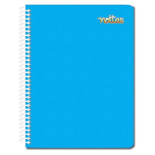 Cuaderno Nottas Espiral Pasta Flexible Tamaño Profesional - 100 Hojas