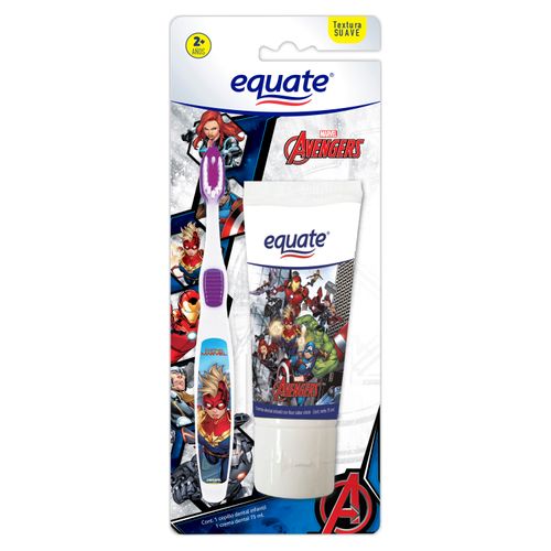 Kit Equate Avengers Crema y Cepillo - 75ml