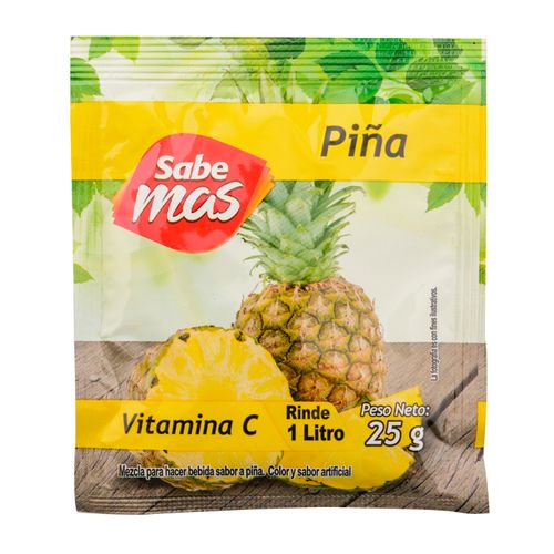 Bebida Sabemas en polvo sabor piña - 25 g