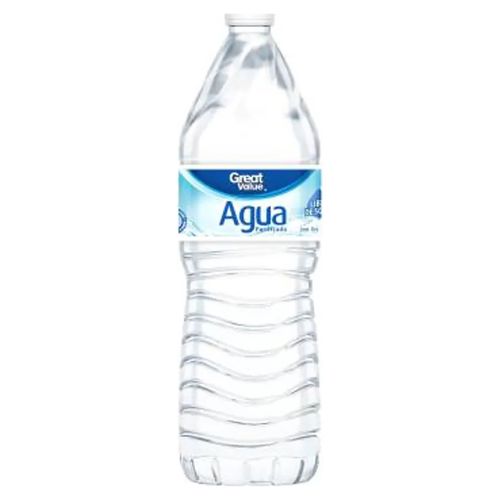 Agua Purificada Great Value Botella - 1000 ml