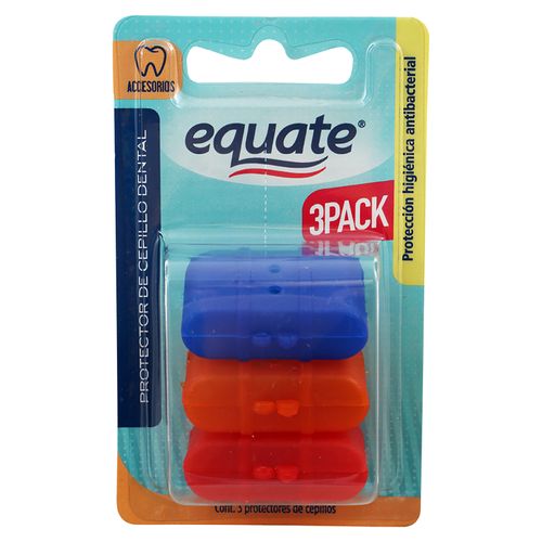 Cobertor Equate protector Para Cepillo Dental- 3 pzas