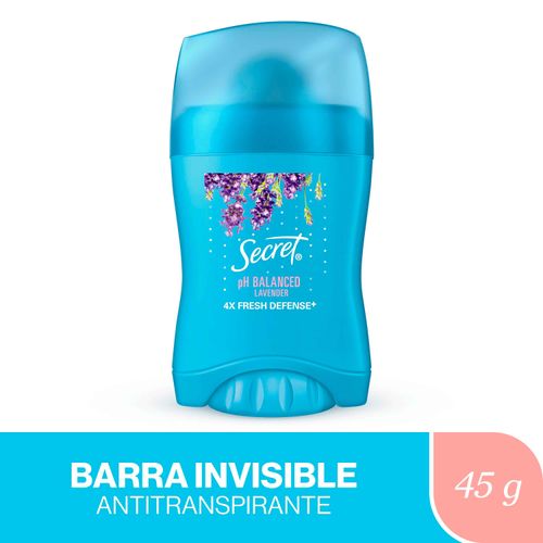 Desodorante en barra Secret ph balanced lavender -  45 g