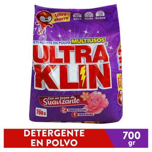 Detergente En Polvo Ultraklin Fuerza Intensa - 700gr