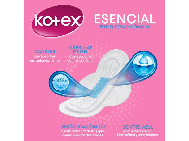 Toallas-Femeninas-Kotex-Esencial-Normal-Con-Alas-10Uds-2-7777