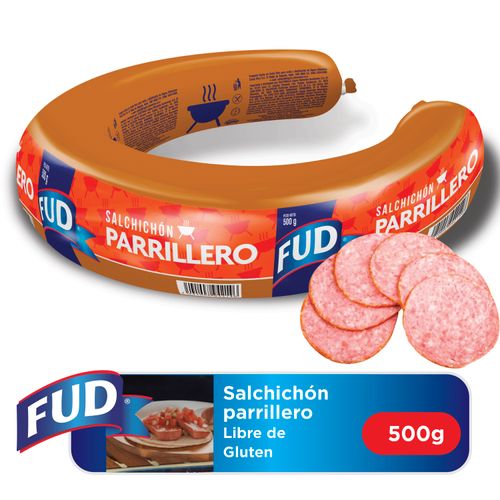 Salchichón Parrillero Fud, Libre De Glúten - 500g