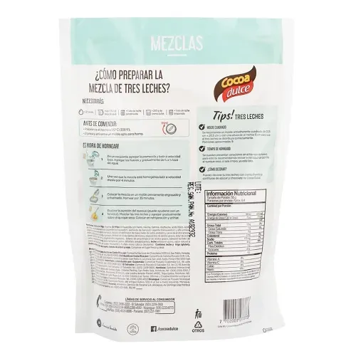 Mezcla Cocoa Dulce lista para tres leches - 150 g