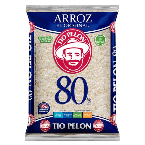 Arroz Tio Pelon Grano Entero 80 - 2000Gr