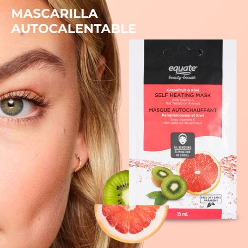 Mascarilla Facial Marca Equate Grapefruit And Kiwi Mask - 15 ml