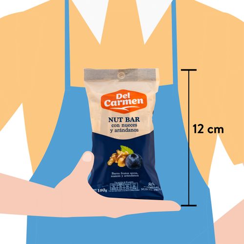 Barra Del Carmen Nuez Y Arandano - 138 g