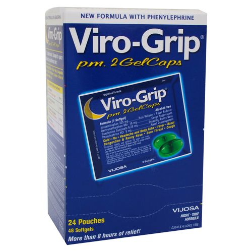 Virogrip Noche Gelcaps 24 Sobres