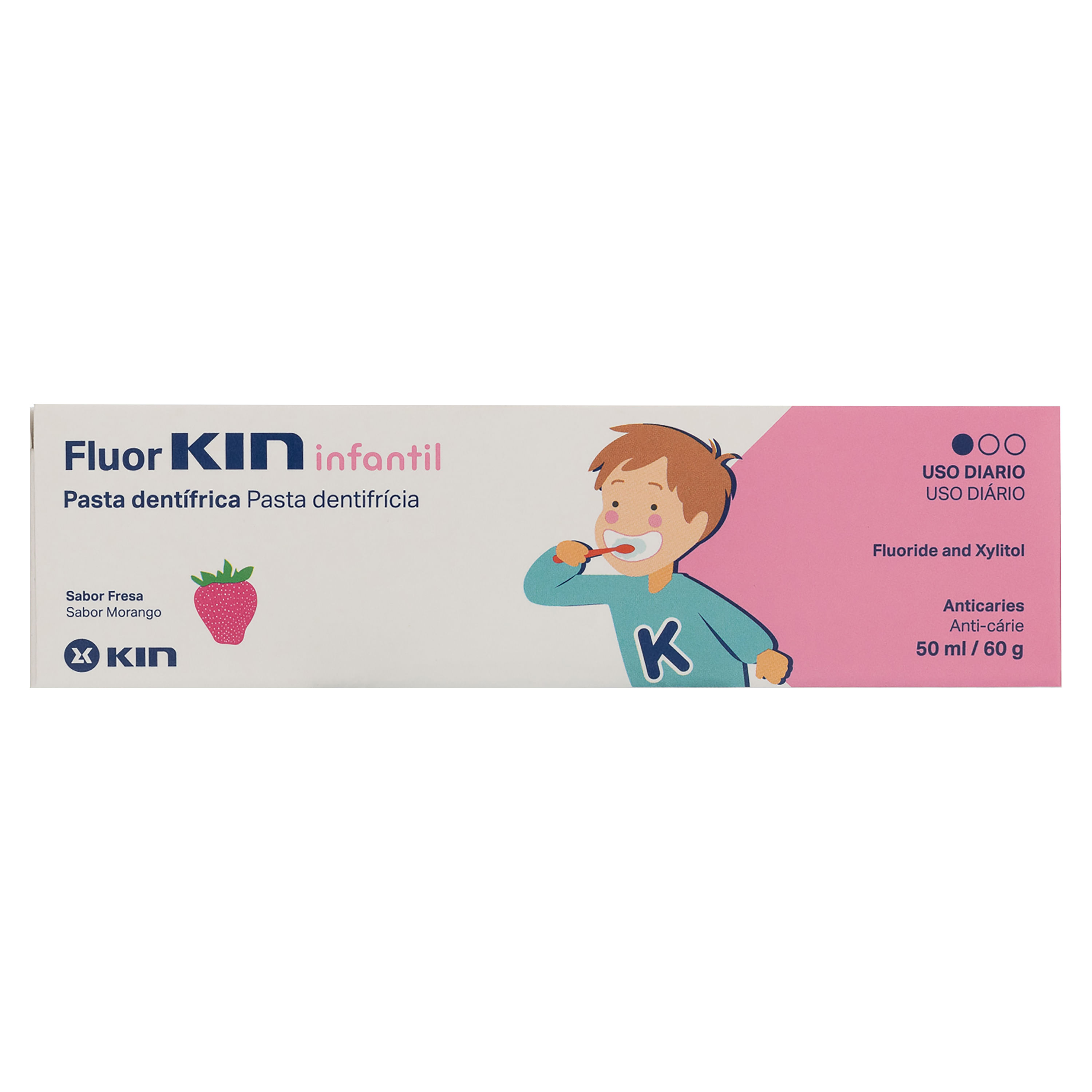 Comprar Pasta Fluorkin onfantil sabor fresa - 50 ml | Walmart Nicaragua ...