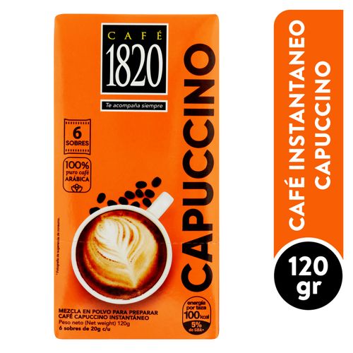 Cafe 1820 Instantaneo Capuccino - 20gr