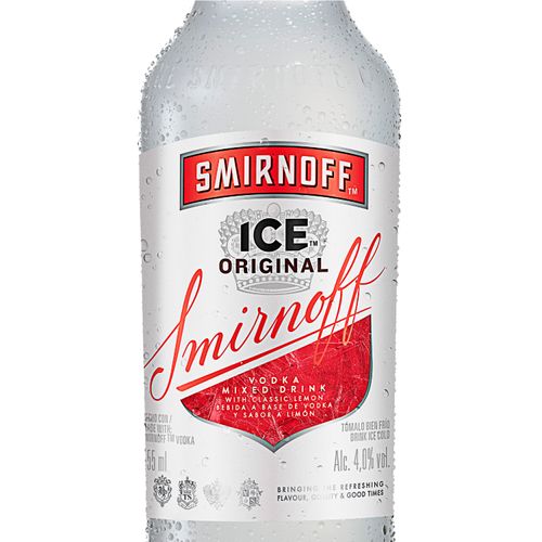 Bebida Saborizada a Base de Vodka Smirnoff Ice Original Botella -355 ml