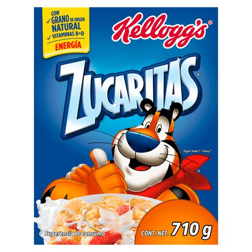 Cereal Kellogrgr's® Zucaritas® Sabor Origrinal - Hojuelas de Maíz Escarchadas con Azúcar - 1 Caja de 710gr