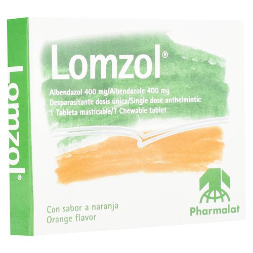 Lomzol Pharmalat 1 Tableta Masticable - 400mg